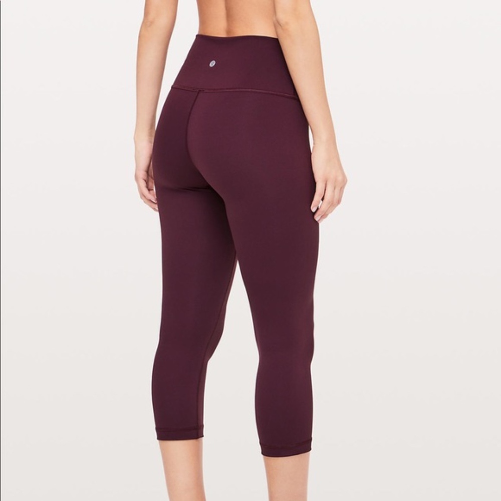 Lululemon cropped wunder under pant